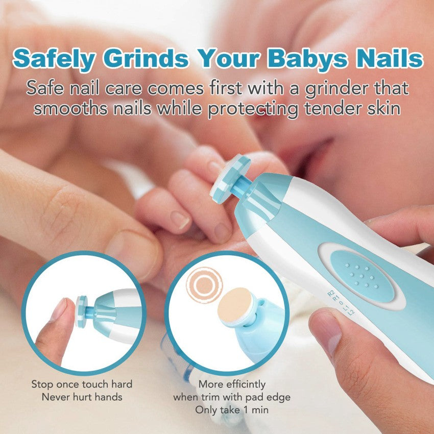 Electric Nail Clipper – Baby Nail Trimmer Clipper Set (random Color)
