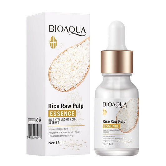 Bioaqua Rice Serum Natural Moisturizing Anti Aging Skin Care Face (15ml)