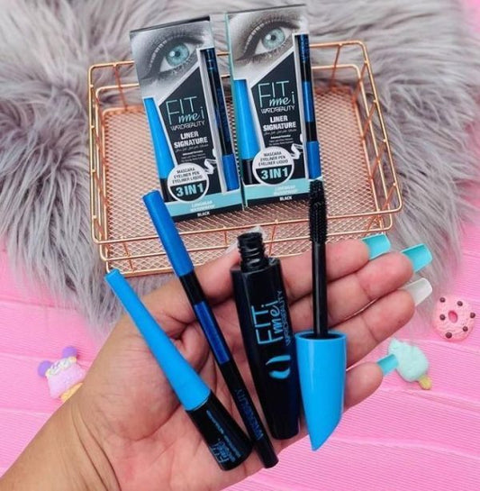 Fitme 3 In 1 Mascara, Eyeliner & Pencil