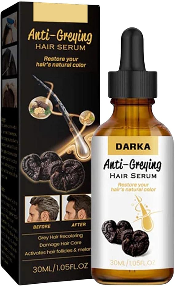 Hair Darkening Se-rum, Darka Anti-greying Hair Se-rum, Nutrient Natural Darkening Se-rum 30 M