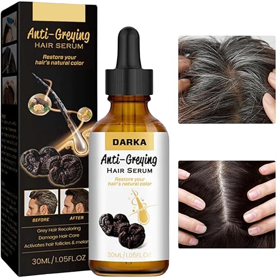 Hair Darkening Se-rum, Darka Anti-greying Hair Se-rum, Nutrient Natural Darkening Se-rum 30 M