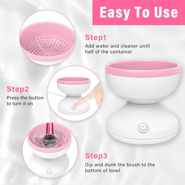 Makeup Brush Cleaner Machine, Electric Makeup Brush Cleaner(random Color)