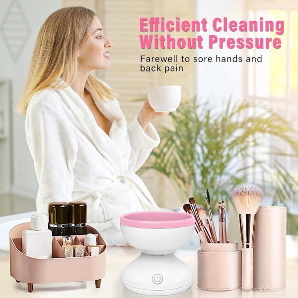 Makeup Brush Cleaner Machine, Electric Makeup Brush Cleaner(random Color)